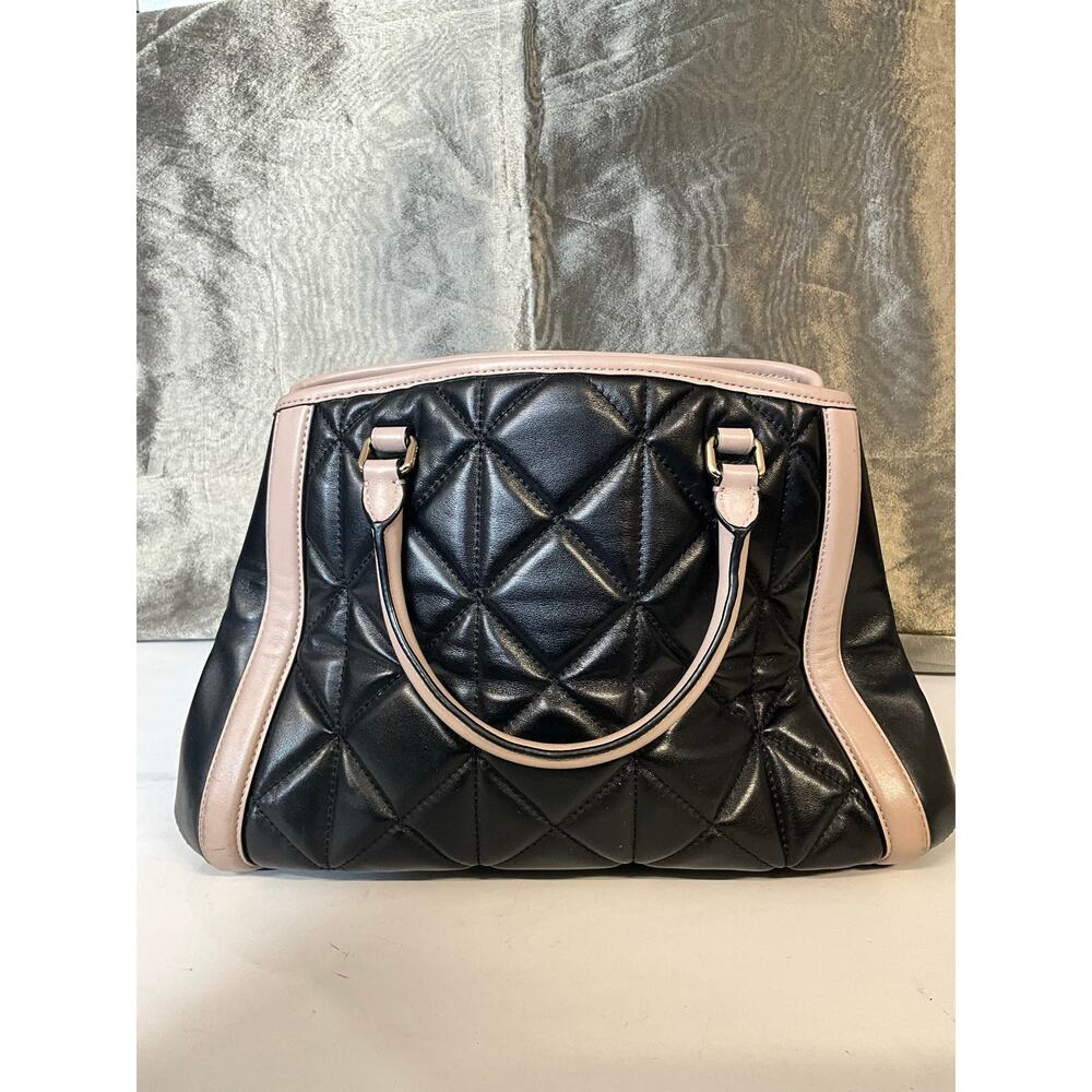 COACH SMALL MARGOT CARRYALL IN QUILTED COLORBLOCK LEATHER - Picture 4 of 11